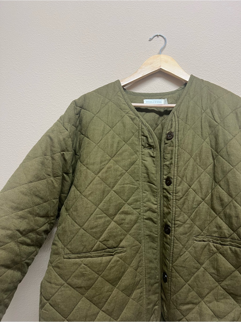 Micaela Greg Cross Quilted Jacket Size S — image 3 of 5